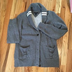 Cardigan sweatshirt